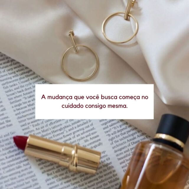 Transformar-se é um ato de amor-próprio. A mudança que você busca começa nos detalhes que refletem quem você é, pois cada gesto de autocuidado é um passo em direção à sua autenticidade. Escolha se valorizar e veja como o mundo responderá. ✨